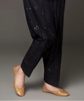 BLACK SEQUENCE EMBROIDERED SHALWAR
